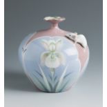 ROSENTHAL Art Nouveau vase. Germany, early 20th century.Porcelain.Signed "Hubl" and stamped on the