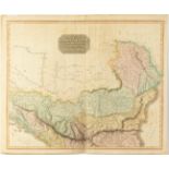 Map of the northern part of European Turkey. 19th century.Engraving on paper.Draughtsman and
