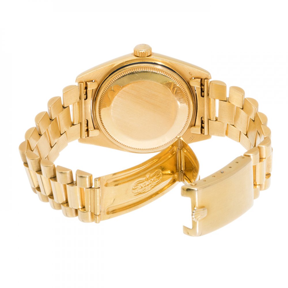 ROLEX Oyster Perpetual Day-Date watch for men/Unisex.In 18kt yellow gold. Circular gold-plated - Image 2 of 3