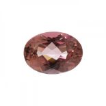 Oval morganite beryl, weighing 6.28 carats.Measures: 14,03 x 10,09 x 6,49 mm.Member of the beryl