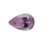 Kuncita knob size with a weight of ca. 10,92 carats.Size: 14.03 x 10.09 x 6.49 mm.Kunzite is a