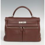 HERMESKelly Lakis 32 Model Bag.Skin.It does not have a padlock or key.It has a cover.It has slight