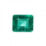 Emerald cut emerald, untreated. Origin Colombia, with a weight of ca.1,82 carats.Measures: 7,80 x