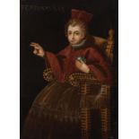 Spanish school; early 17th century."Cardinal Infante Don Fernando de Austria".Oil on canvas. Re-