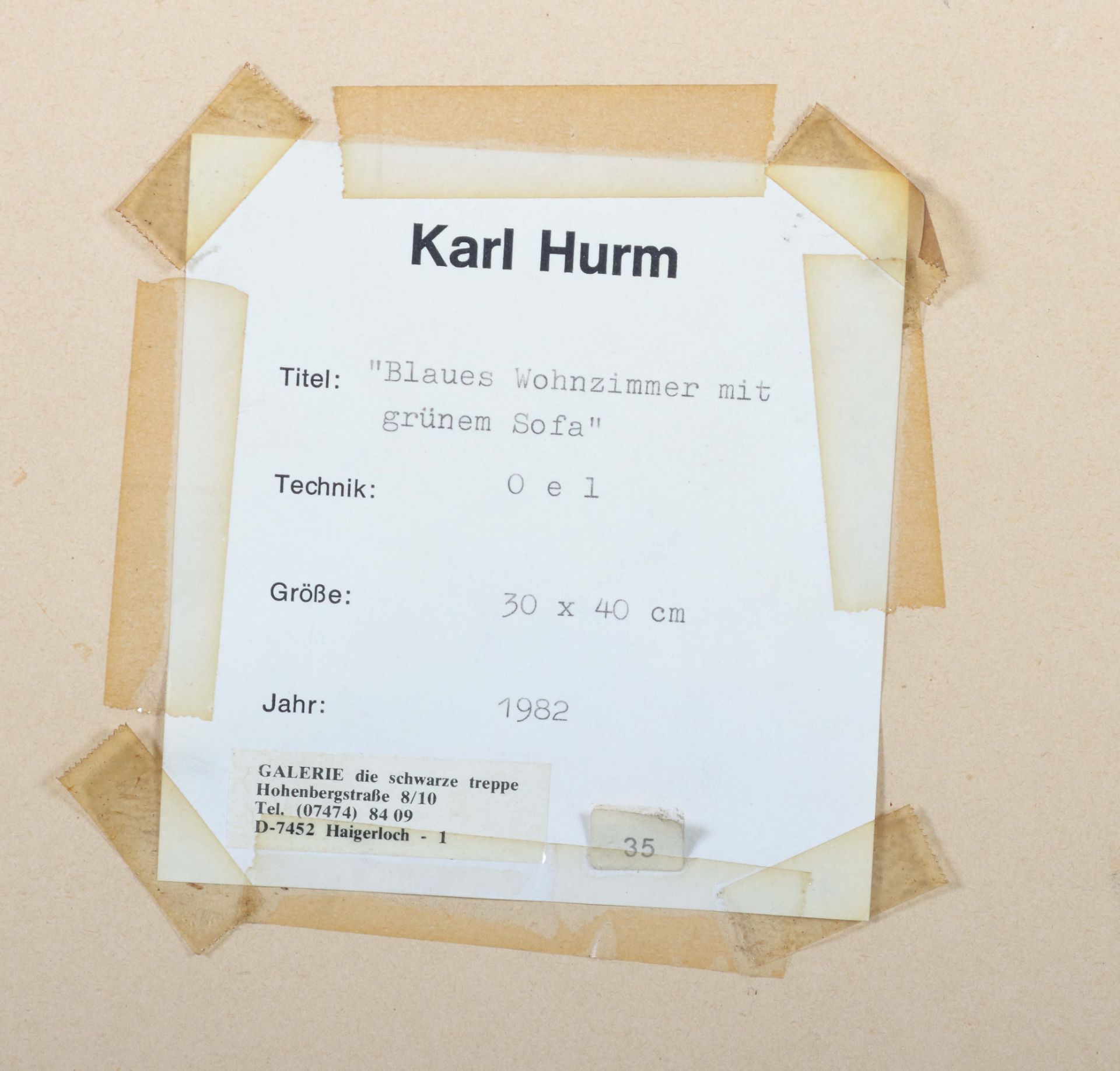 Hurm, Karl Weildorf 1930 - 2019 - Bild 4 aus 5