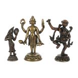 3 buddhistische Darstellungen Indien,