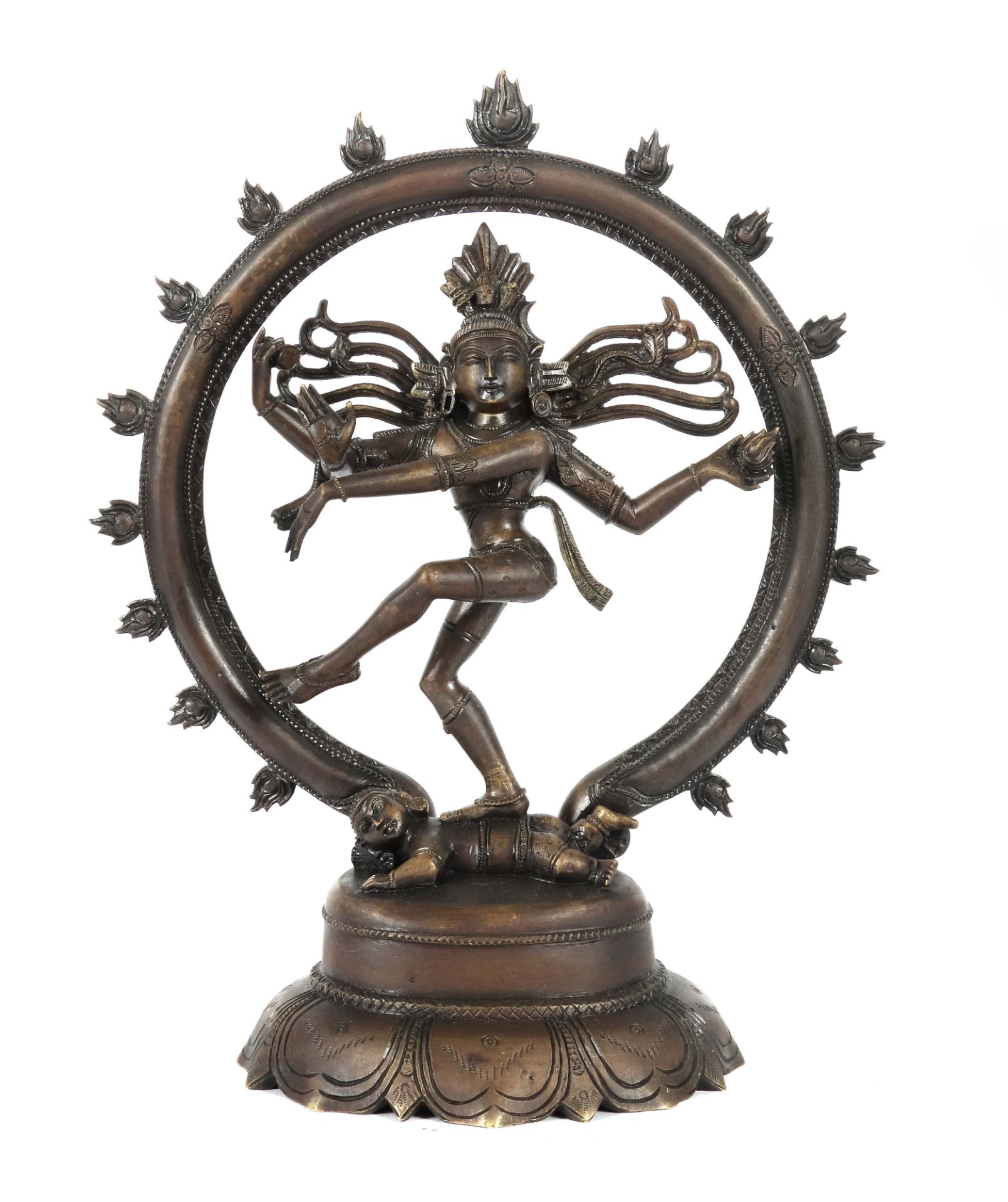 Tanzender Shiva unterm Feuerkranz