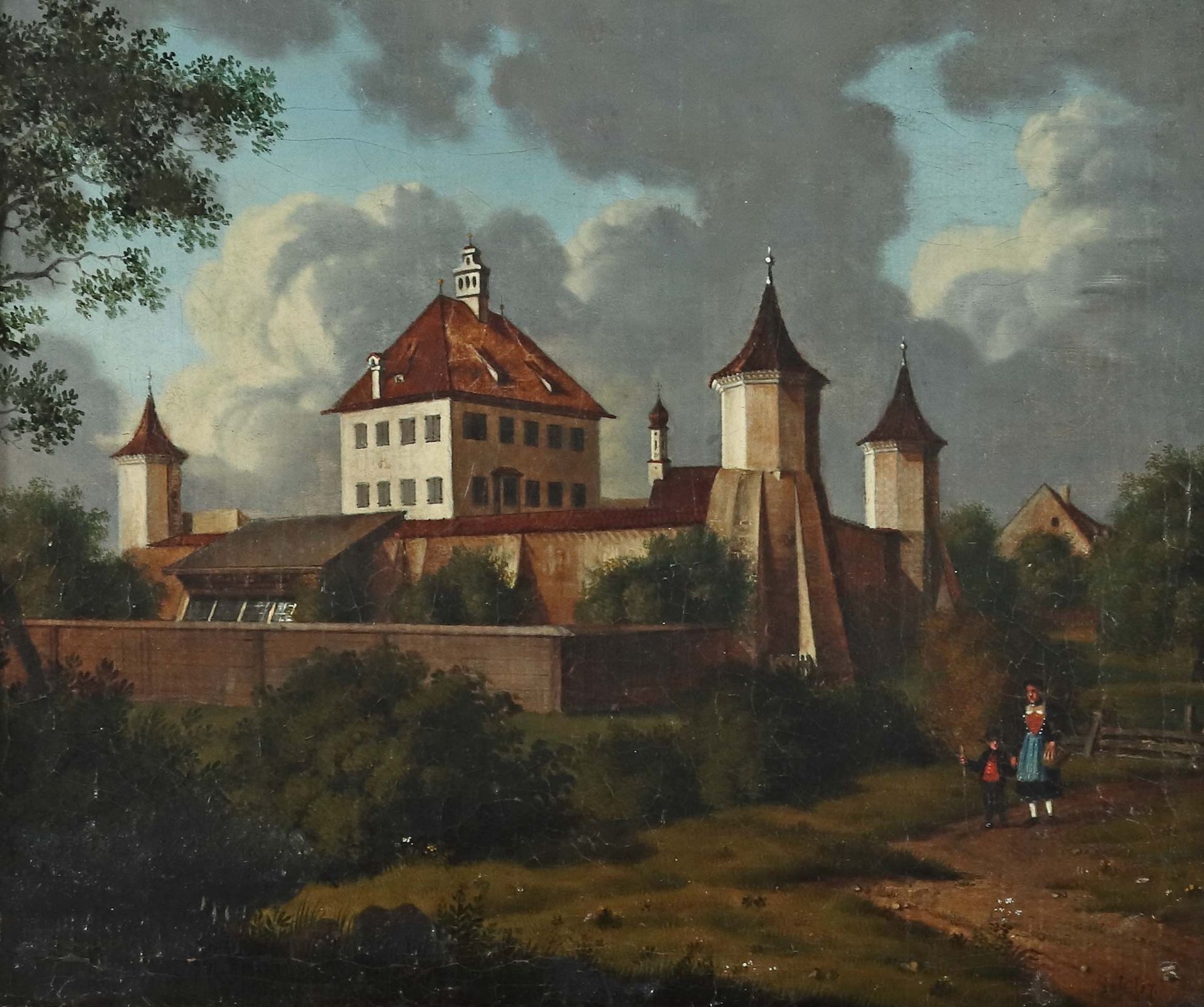 Maler des 19. Jh. "Schloß Blutenburg",