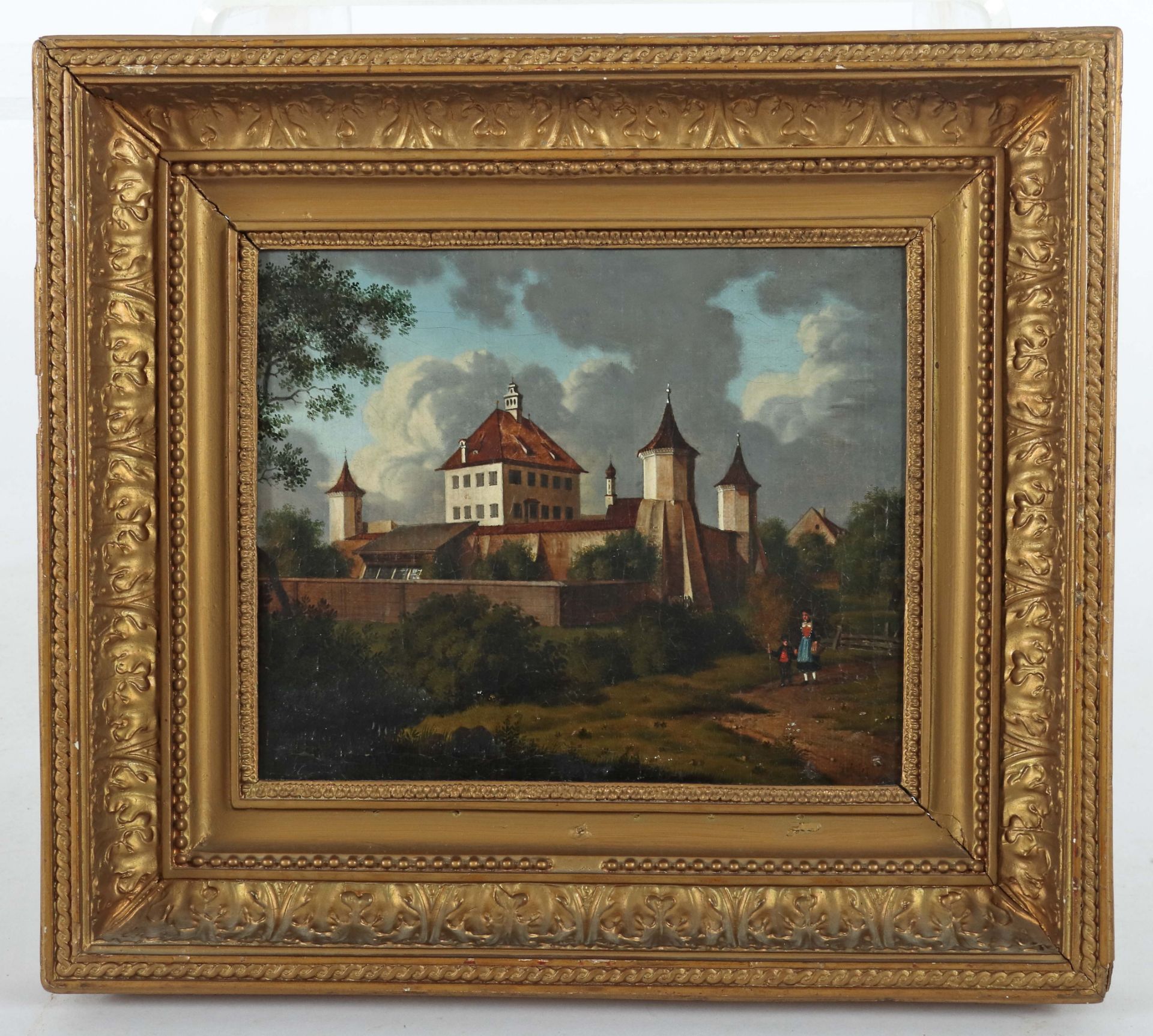 Maler des 19. Jh. "Schloß Blutenburg", - Bild 2 aus 4