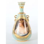 Vase mit Damenportrait Frankreich,