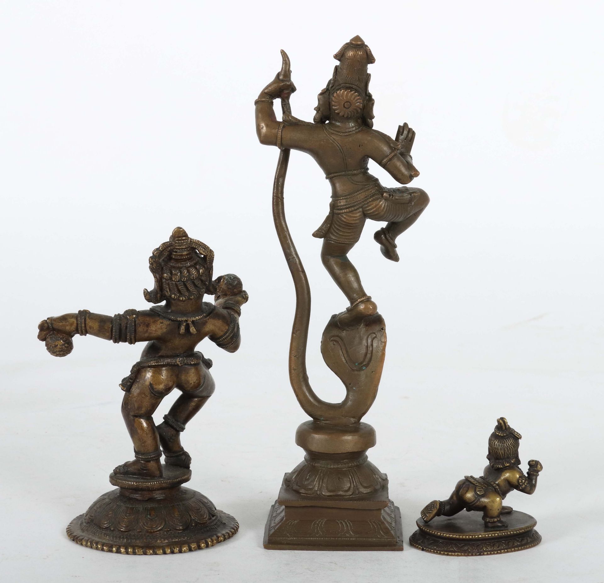 3 Darstellungen des Krishna Indien, 2. - Bild 2 aus 3