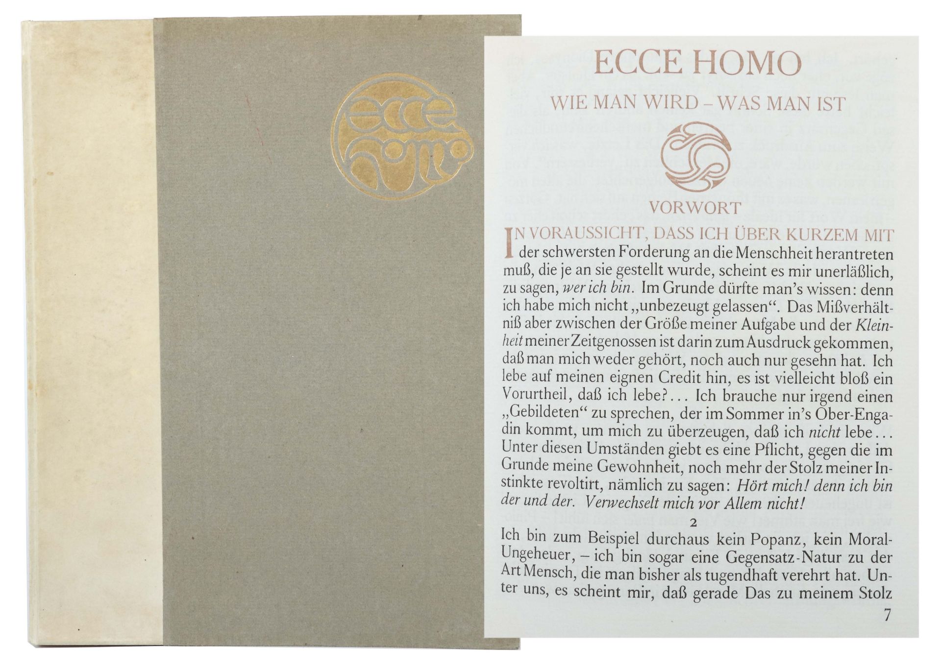 Nietzsche, Friedrich Ecce homo - Wie