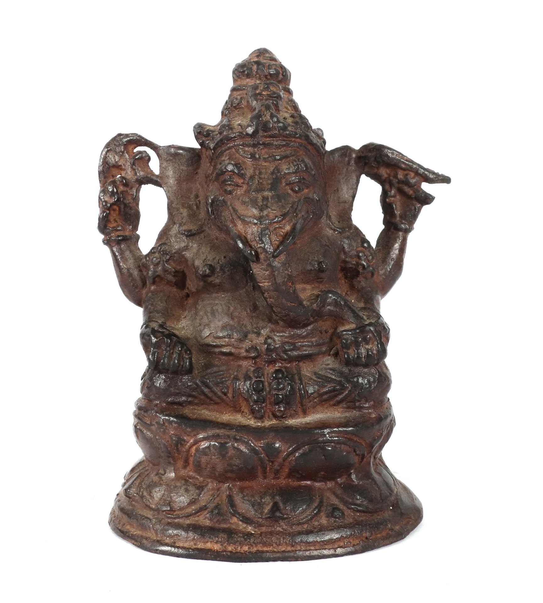 Sitzender Ganesha Indien, 2. Hälfte