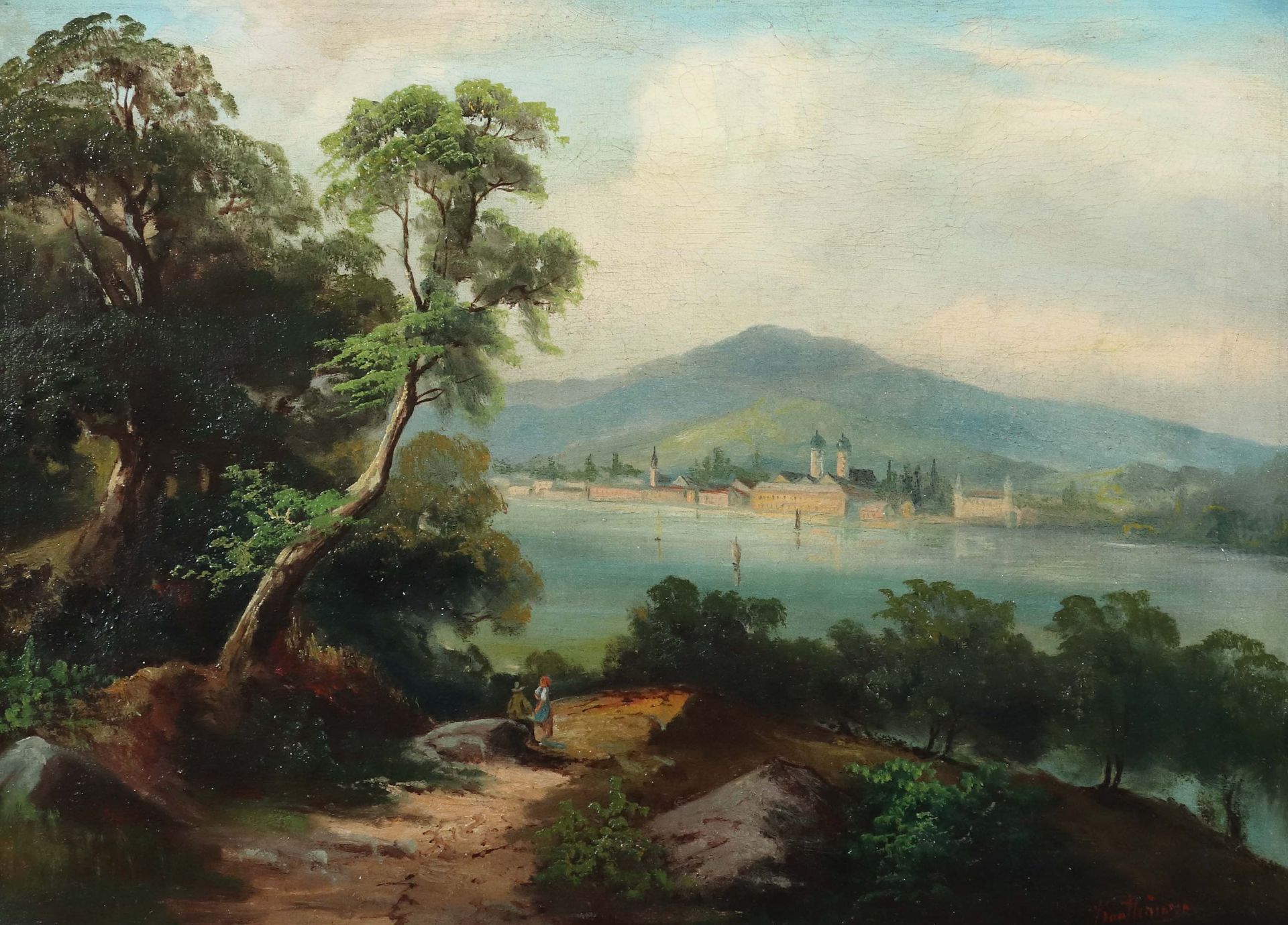 Maler des 19. Jh. "Lindau", Landschaft