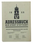 Adressbuch der Stadt Stuttgart 1969,