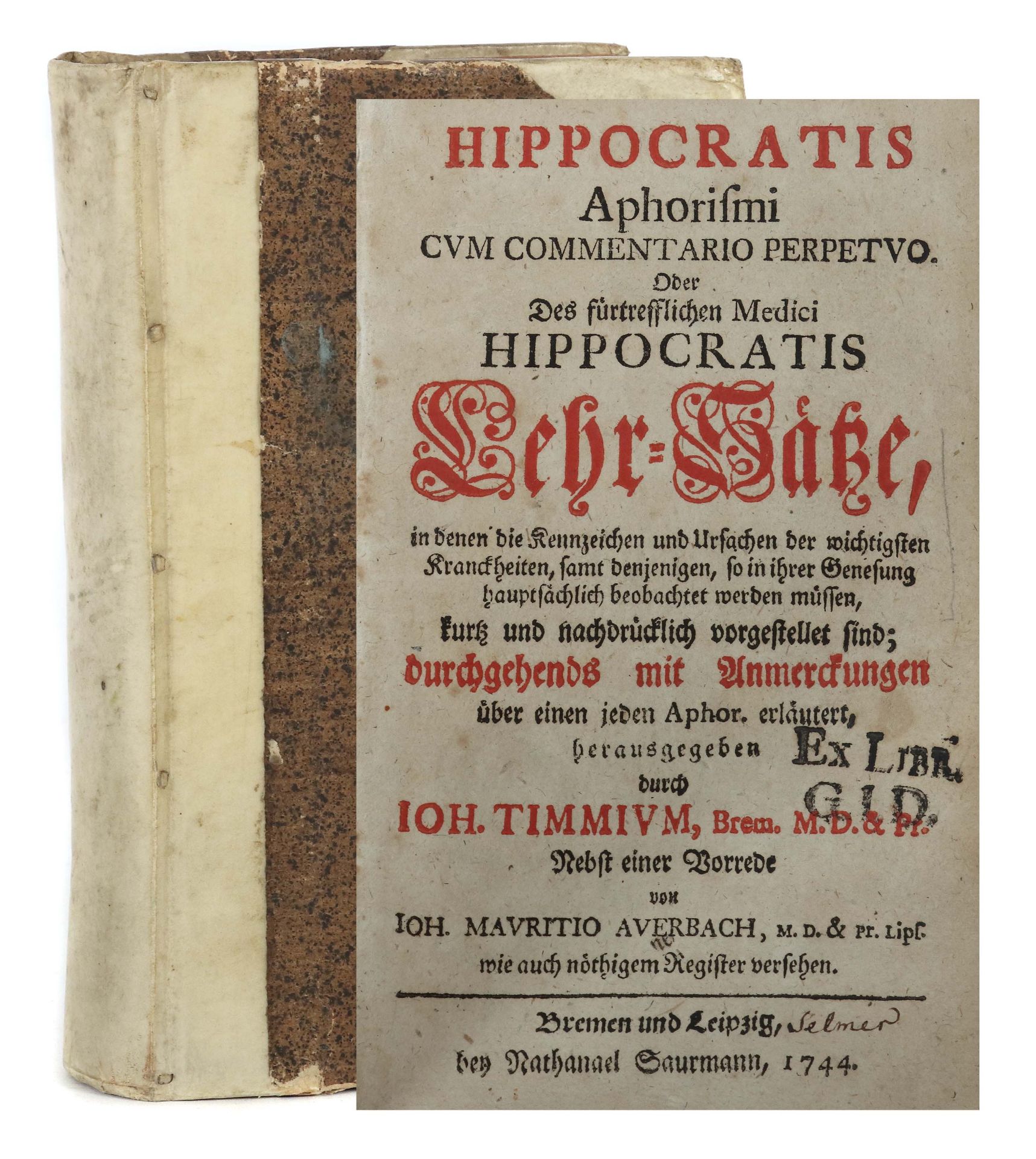Timmium, Joh. (Hrsg.) Hippocratis -