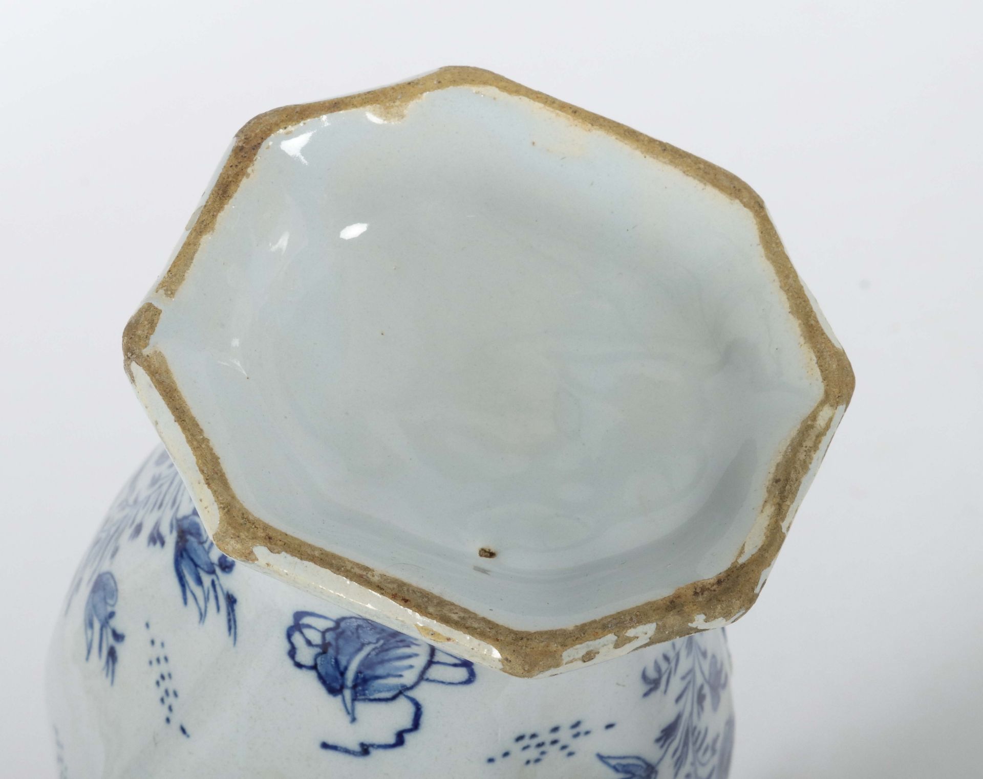 Deckelvase Delft, Holland, 19. Jh., - Bild 5 aus 5