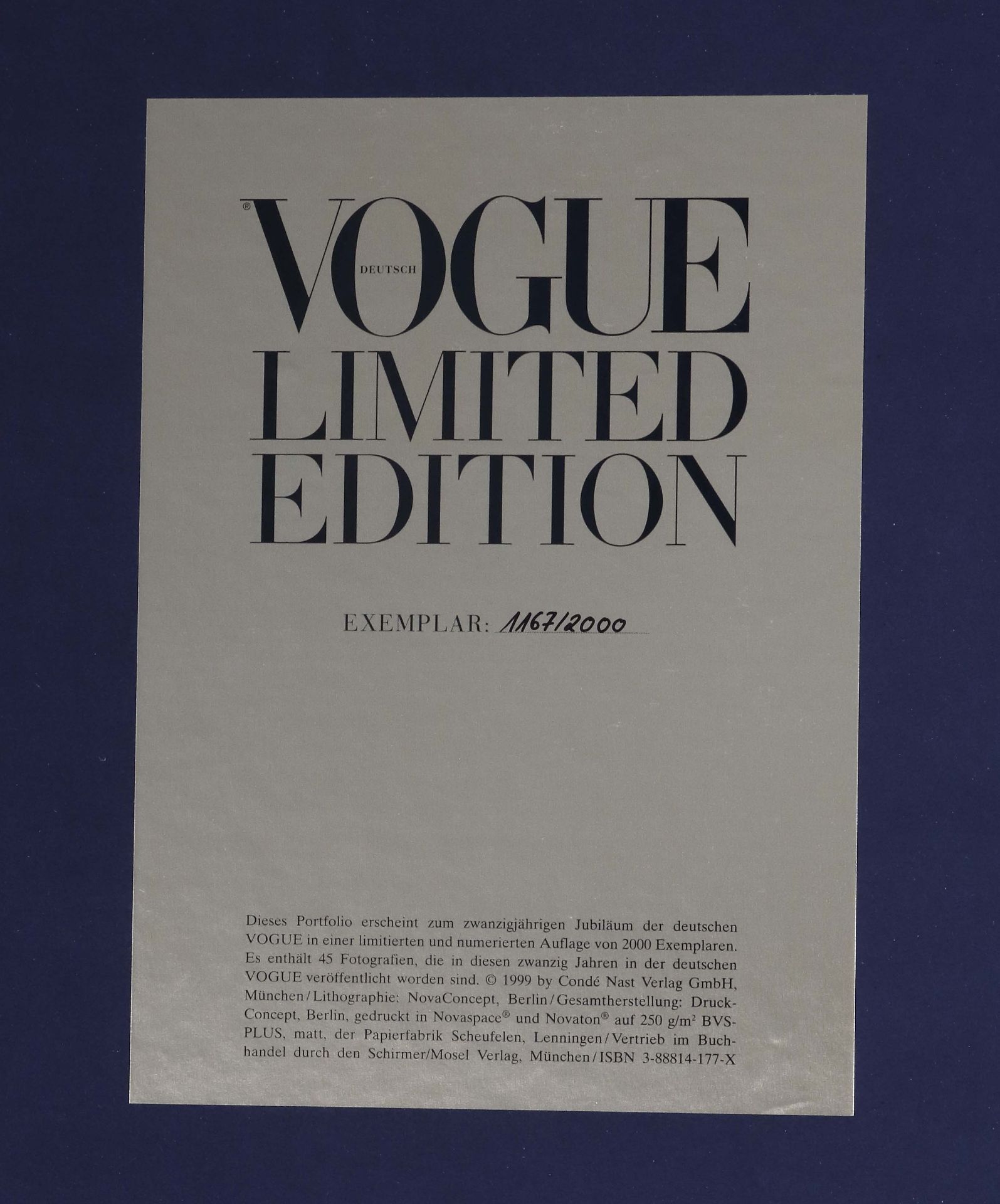 20 Jahre Vogue 1979-1999 - Bild 3 aus 7