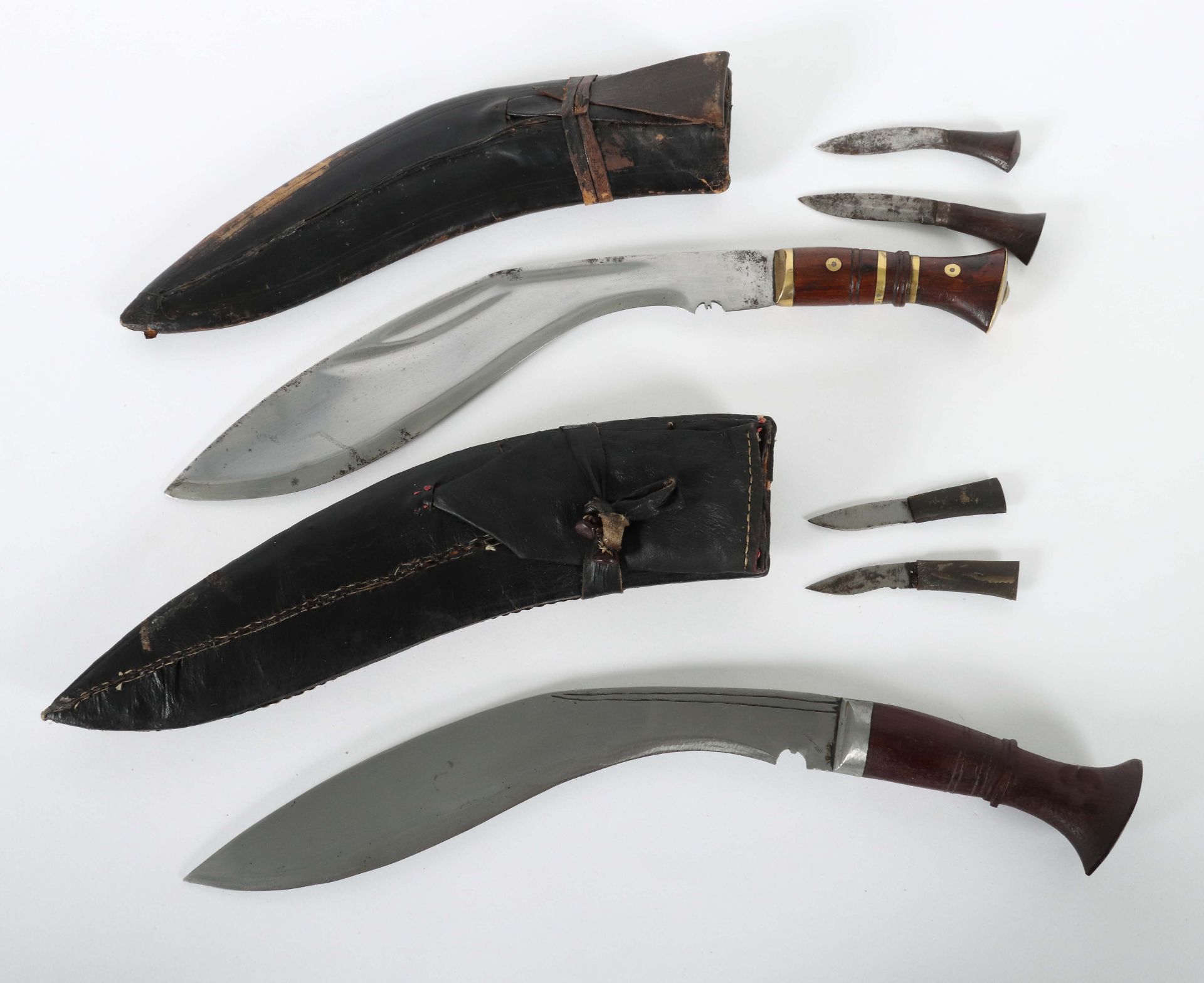 Zwei Khukuri Messer Nepal, 20. Jh., 1x - Bild 3 aus 3