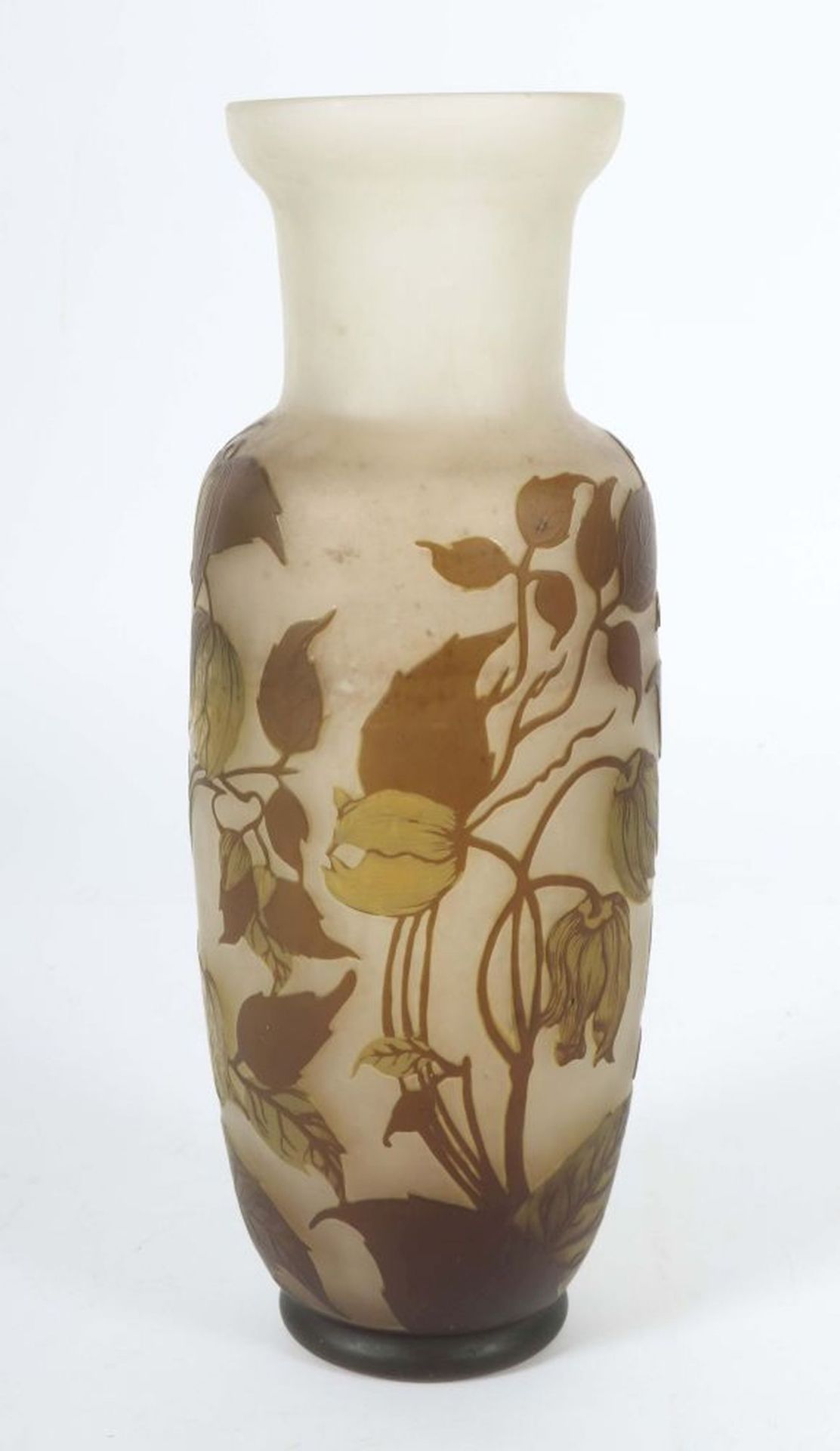 Vase mit Blütendekor Frankreich, - Image 2 of 4