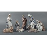 8 Krippenfiguren Lladro, Spanien, 2.