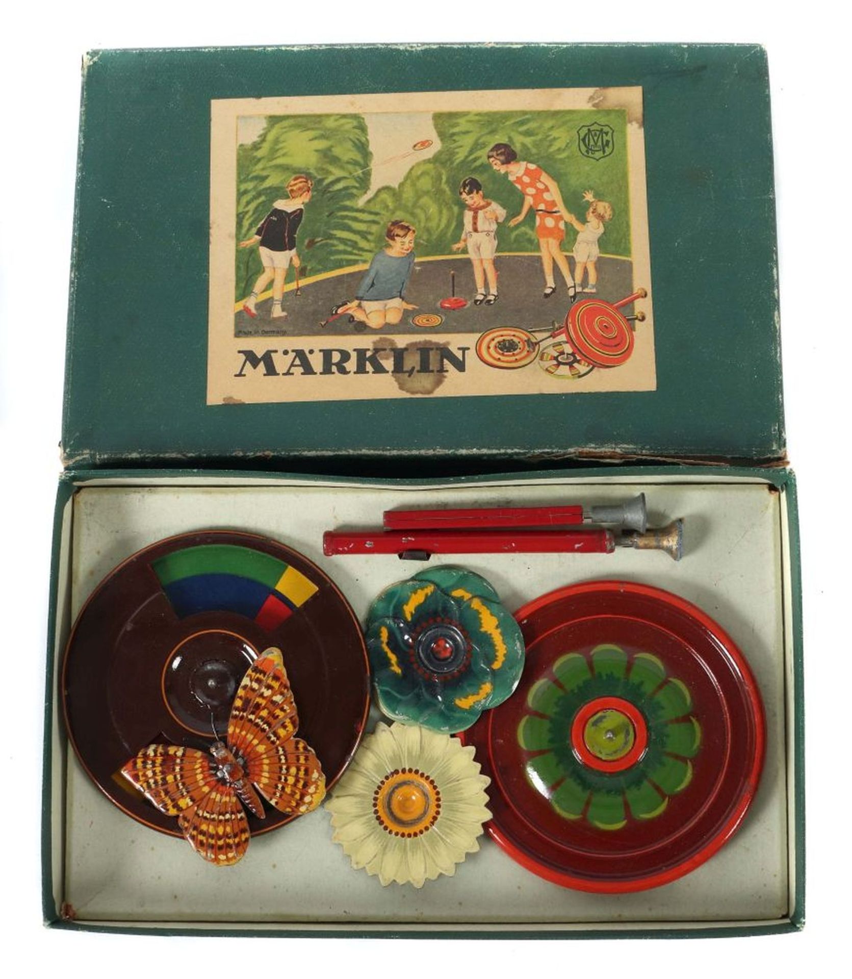 Kreiselspiel Märklin, Blech, um 1920,