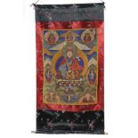 Thangka des Padmasambhava Tibet, wohl