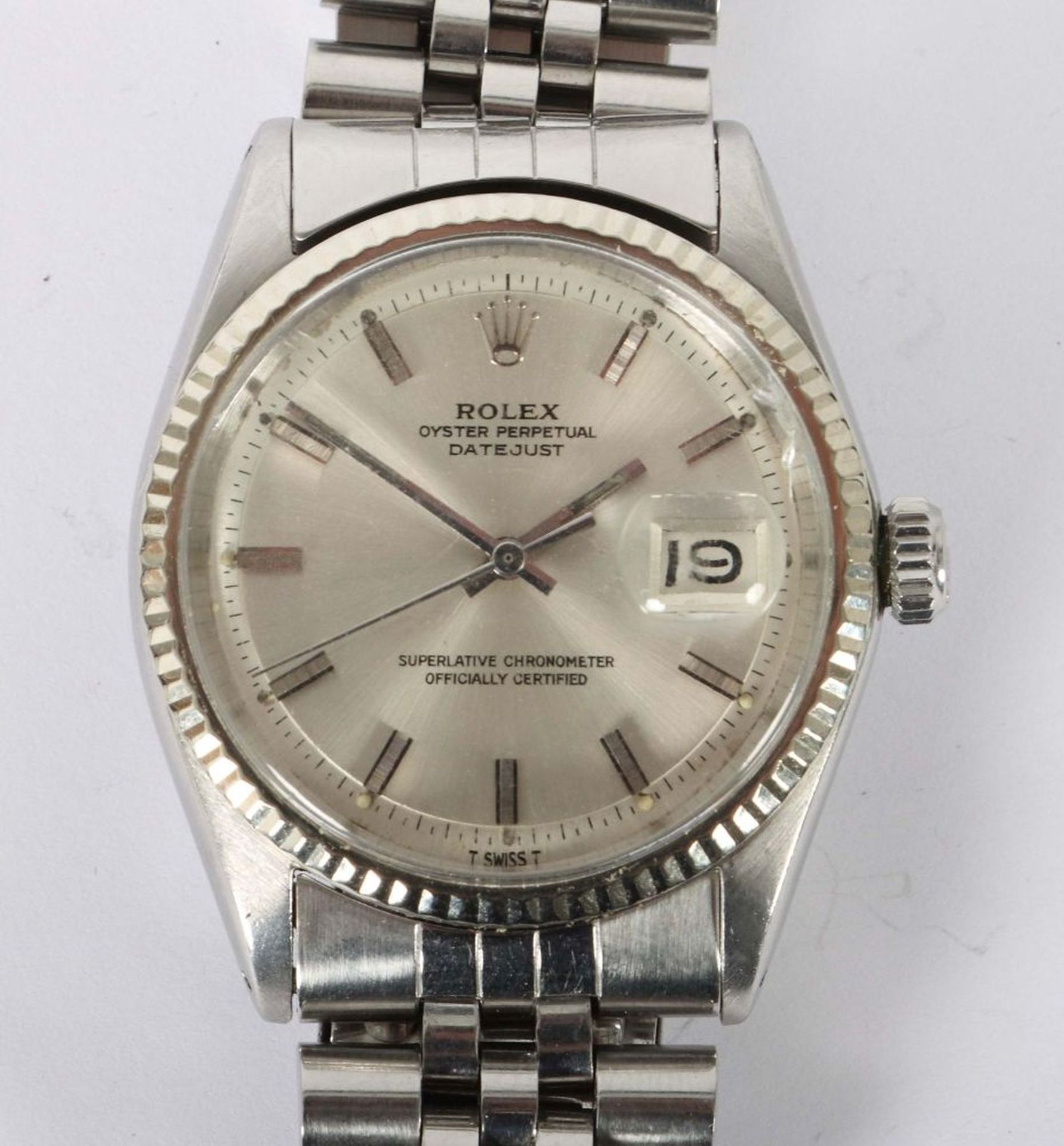 Herrenarmbanduhr ROLEX Datejust 1970, - Image 4 of 4