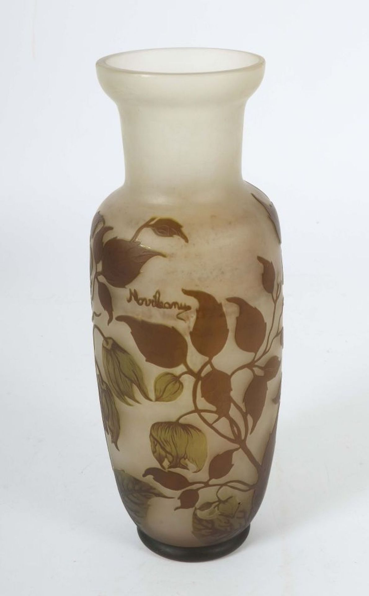Vase mit Blütendekor Frankreich, - Image 3 of 4
