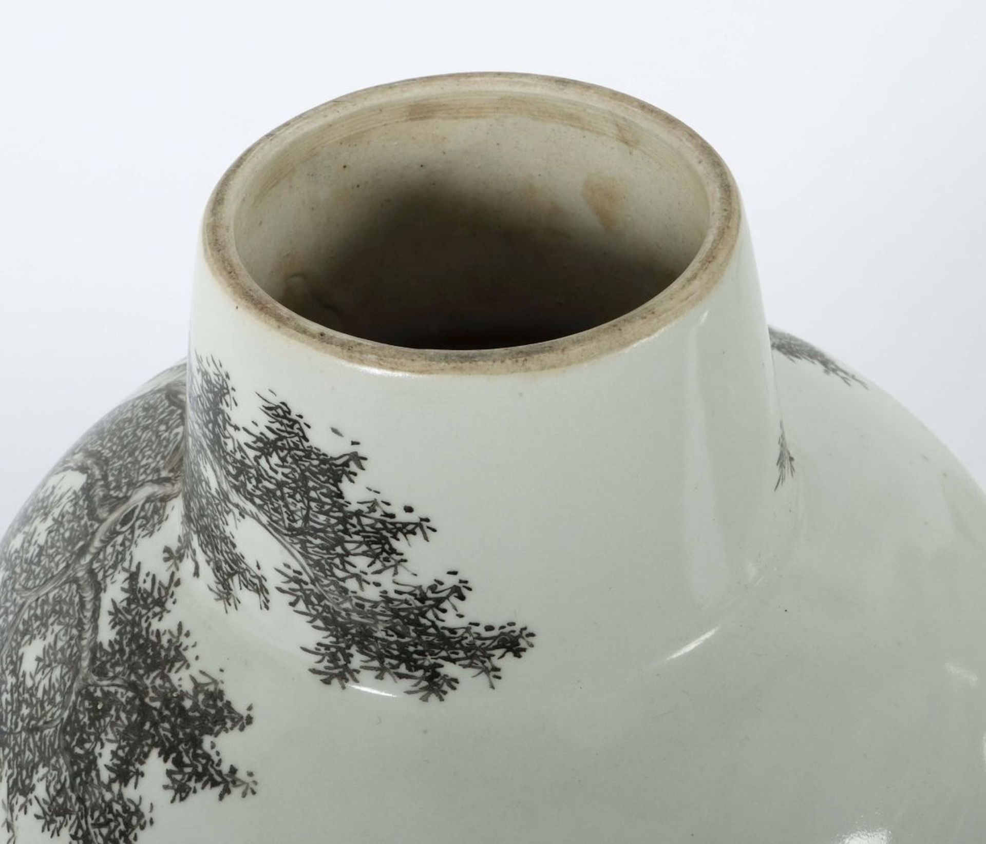 Paar Große Jingdezhen-Deckelvasen 20. - Image 6 of 6