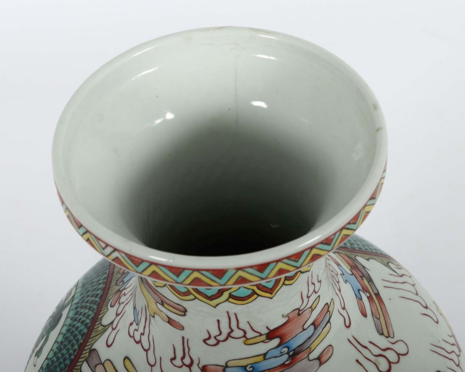 Vase im Kangxi-Stil 20. Jh., China, - Image 4 of 5