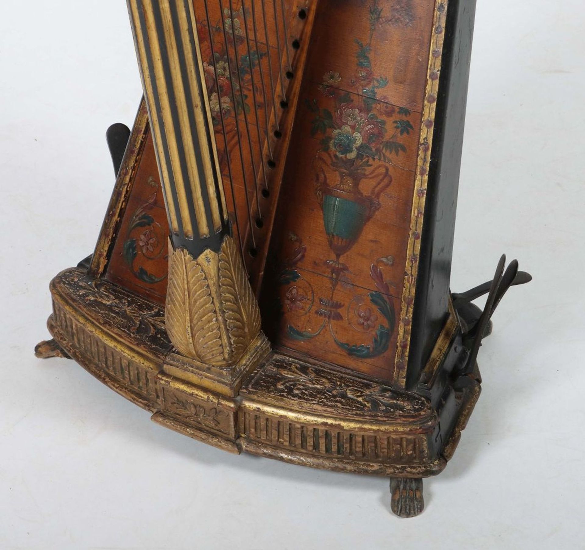 Pedal-Harfe um 1810/1820, diverse - Image 6 of 7