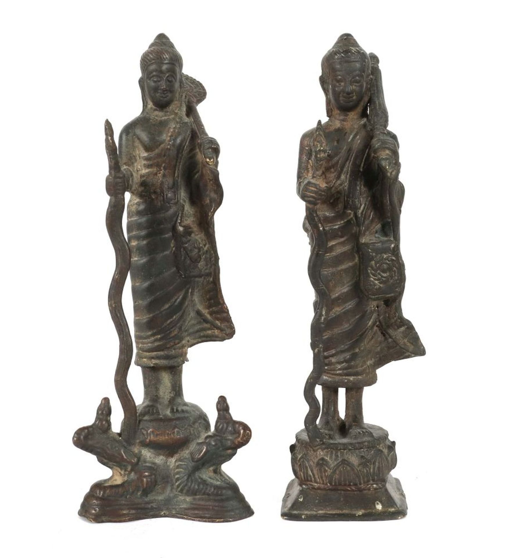 2 Buddhafiguren Indien/Nepal, Alter