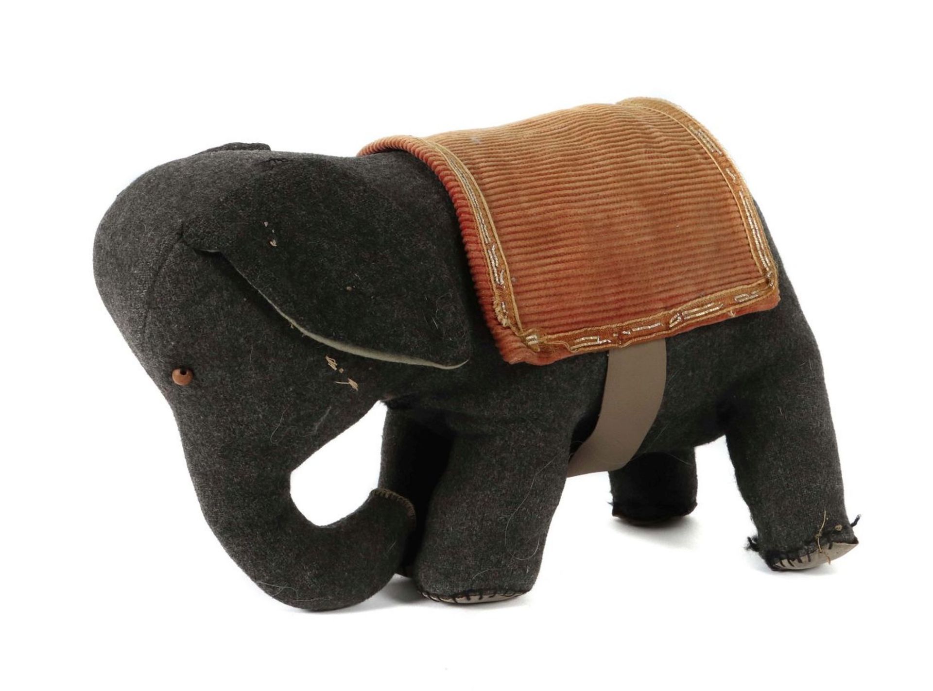 Elefant wohl deutsch um 1920, gewebter