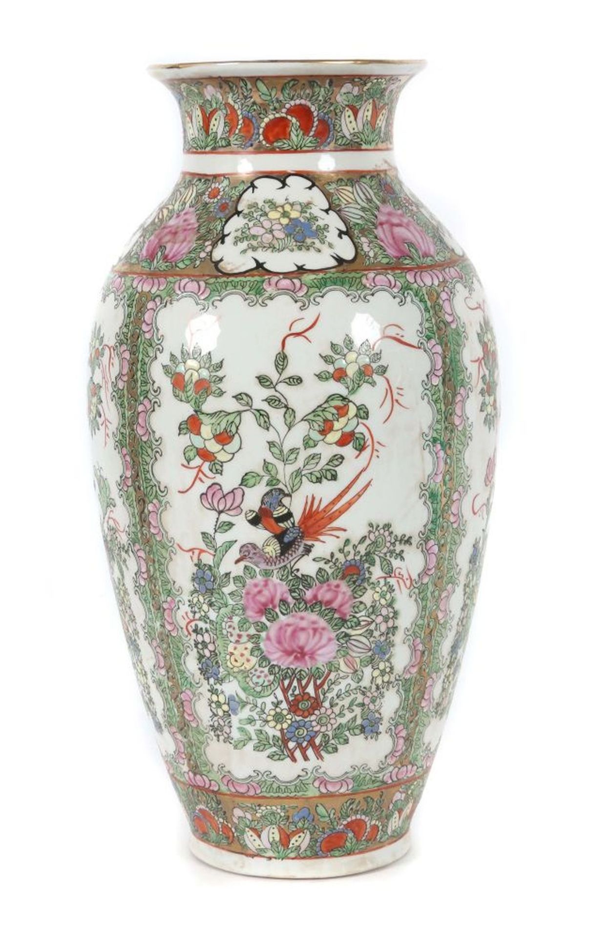 "Famille-rose" Vase China,