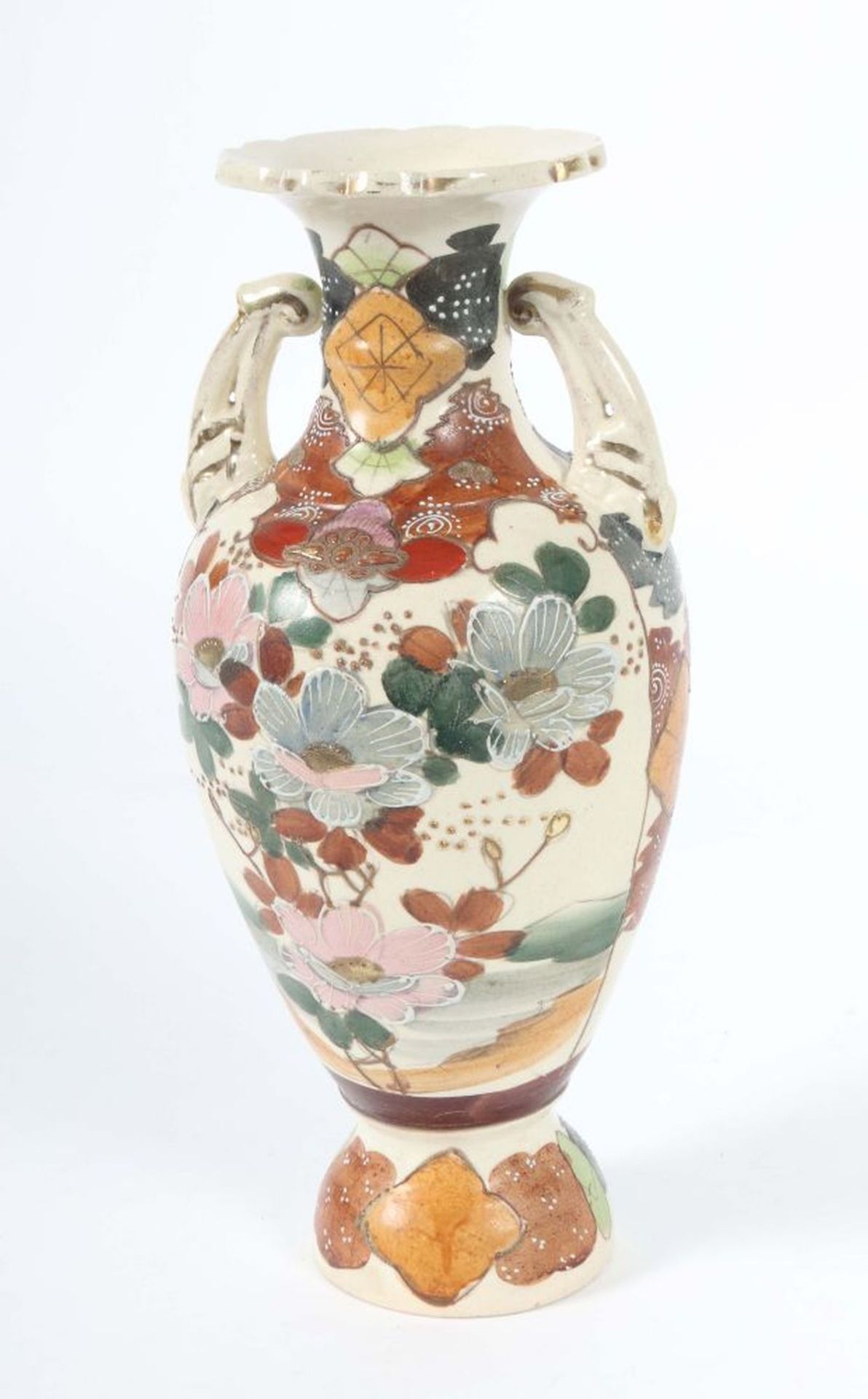 Satsuma-Vase Japan, 1. Hälfte 20. Jh., - Image 3 of 3