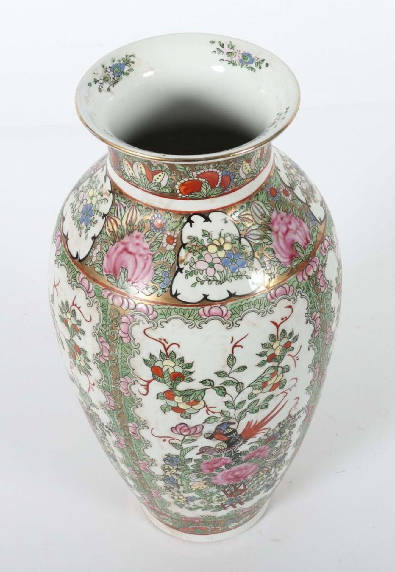 "Famille-rose" Vase China, - Image 3 of 4