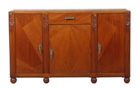 Art Déco Sideboard Frankreich, 1930er