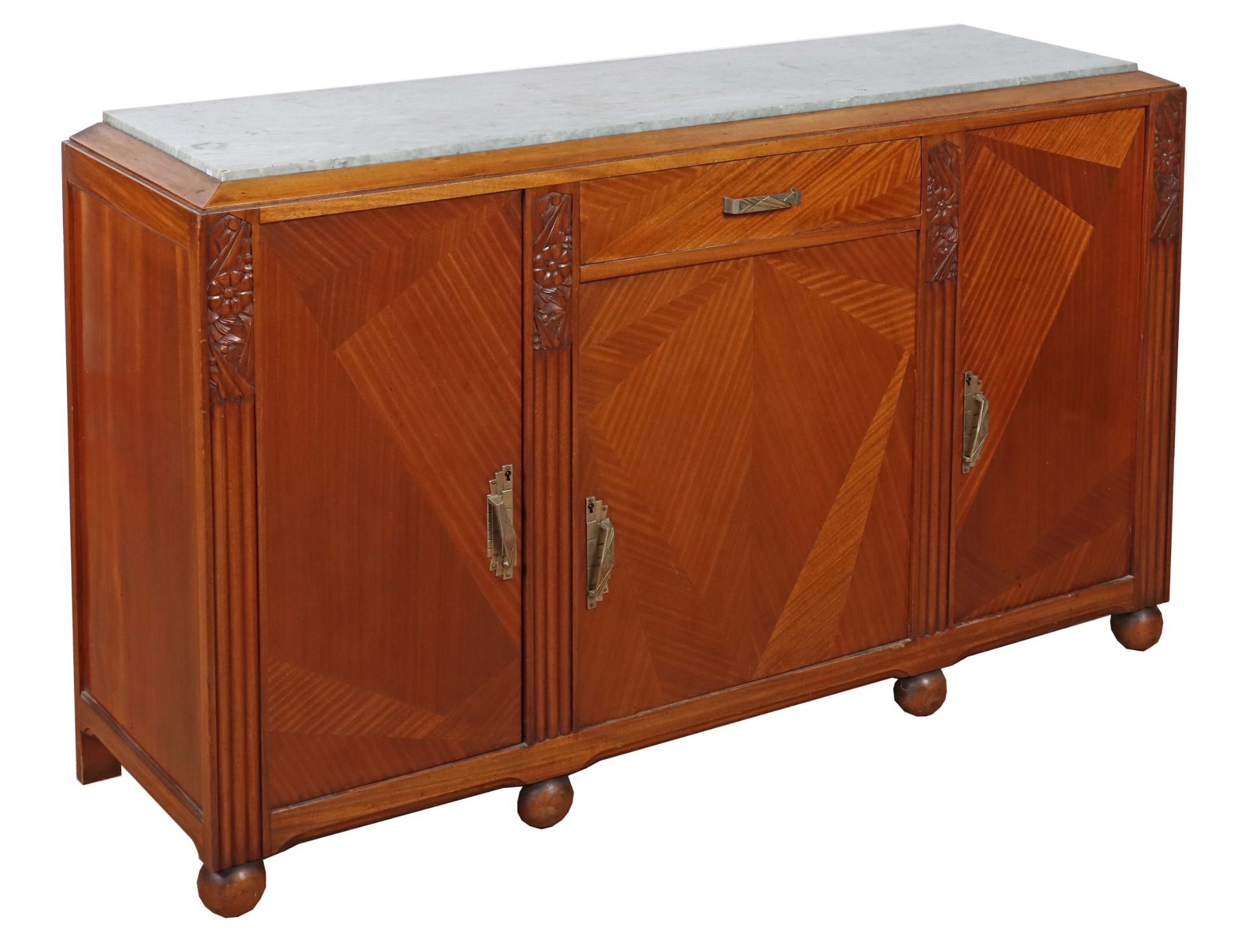 Art Déco Sideboard Frankreich, 1930er - Image 2 of 2