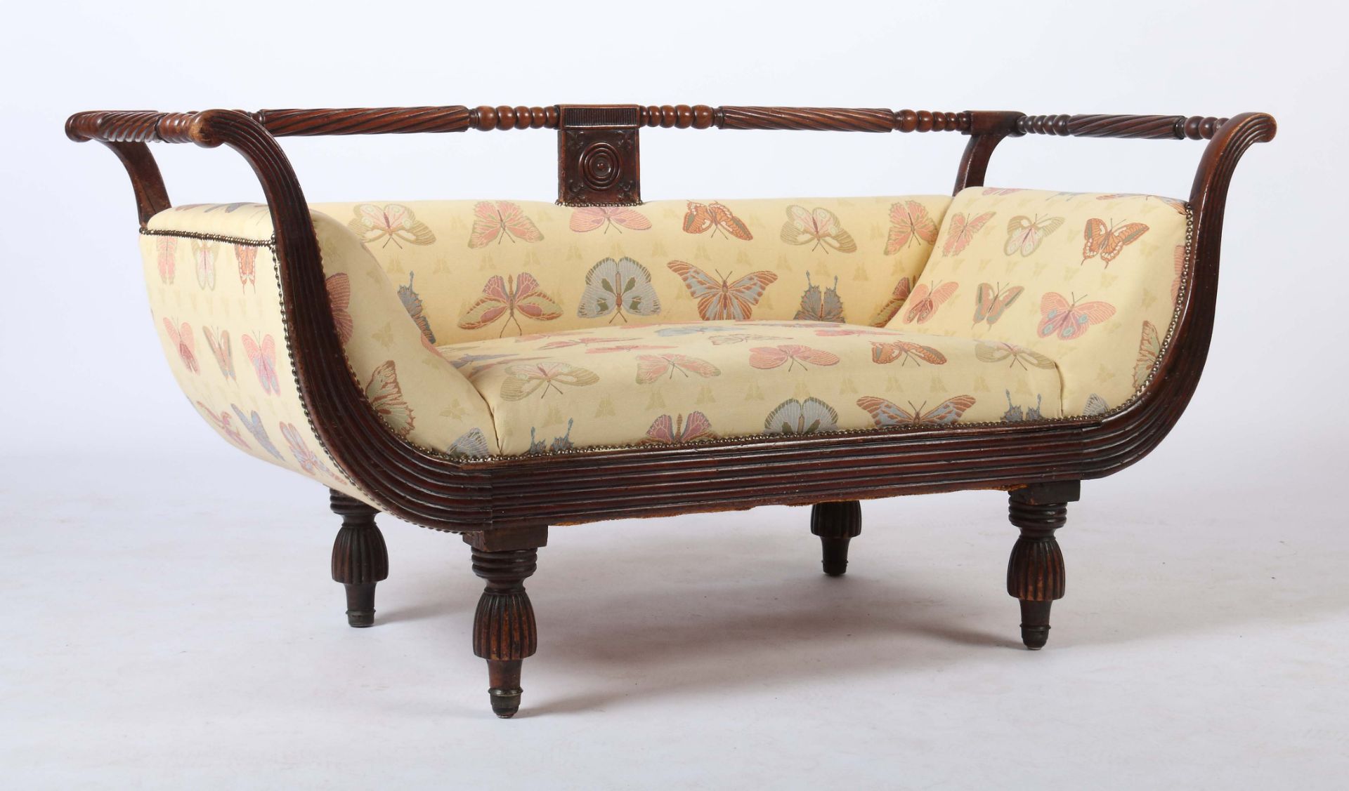 Victorianisches Sofa mit gedrechselter - Image 2 of 2