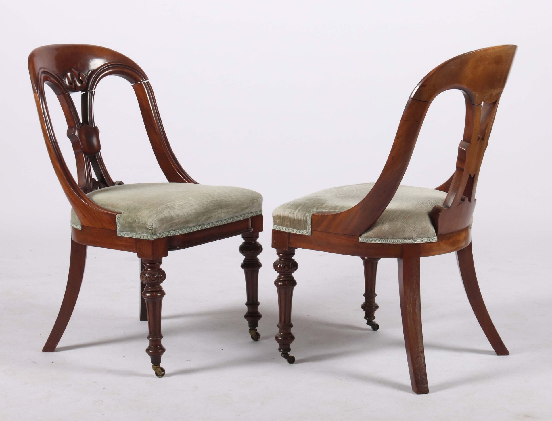 Satz aus 12 Dining-Chairs England, um - Image 2 of 2