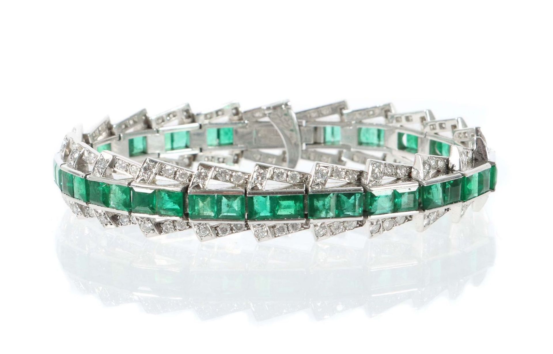Smaragd-Brillant-Armband Stuttgart,