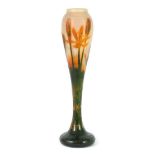Bedeutende Vase mit Herbstzeitlose