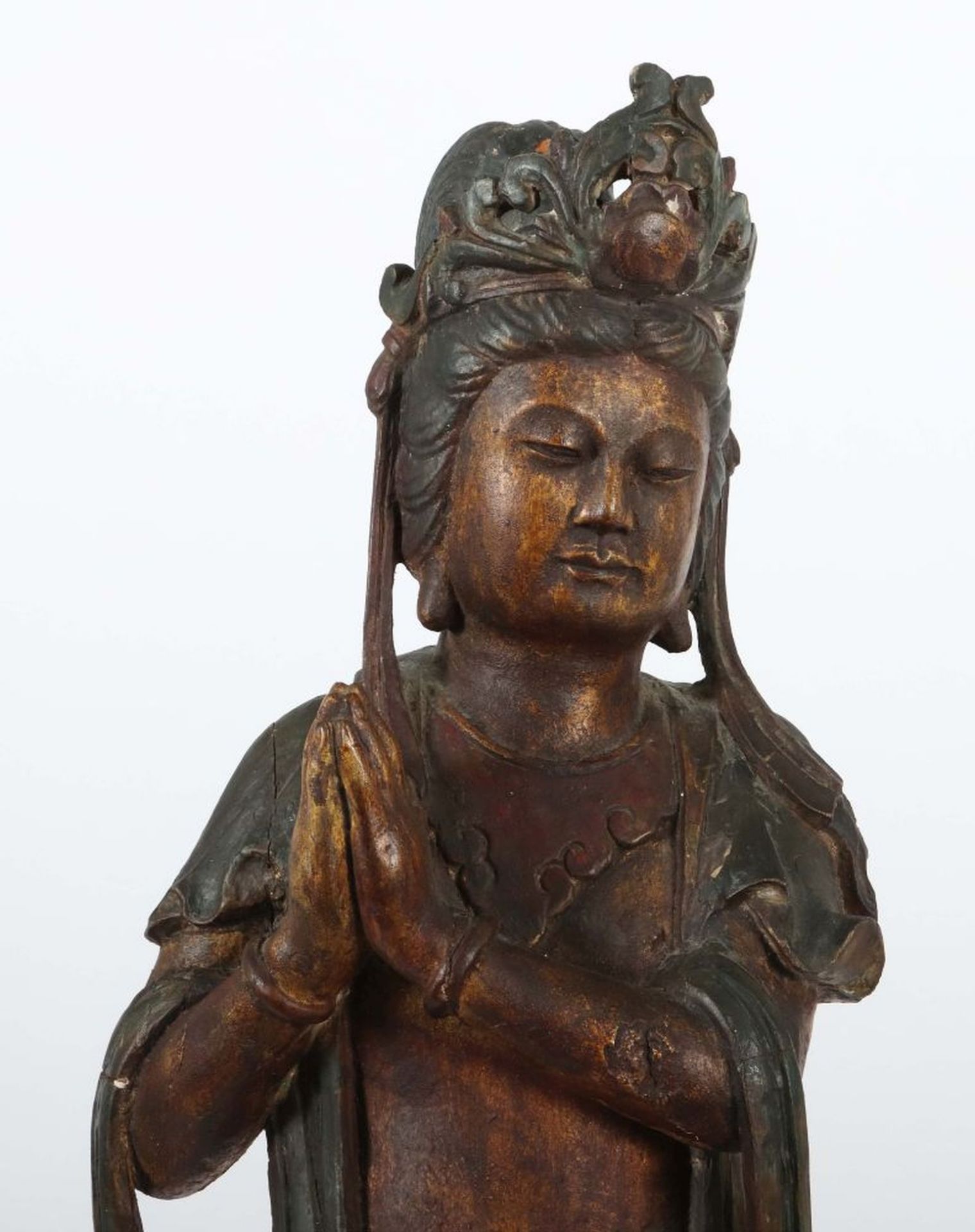 Stehende Guan Yin China, 20.Jh., - Image 2 of 4
