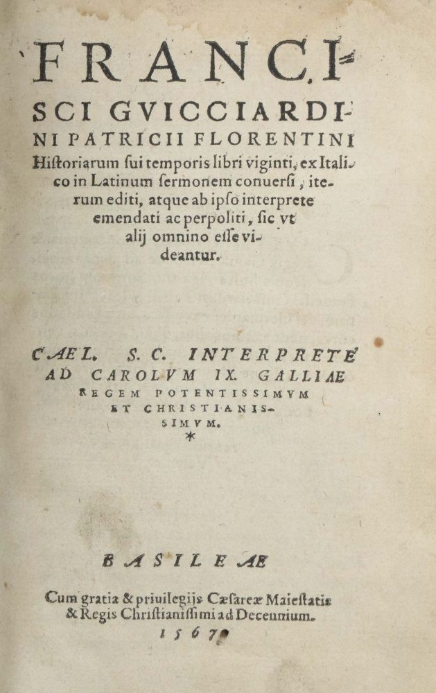 Guicciardini, Francesco Patricii - Image 4 of 5