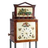 Biedermeier-Flötenuhr mit beweglichen