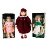 3 Puppen Lenci, Italien, 1 x Modell