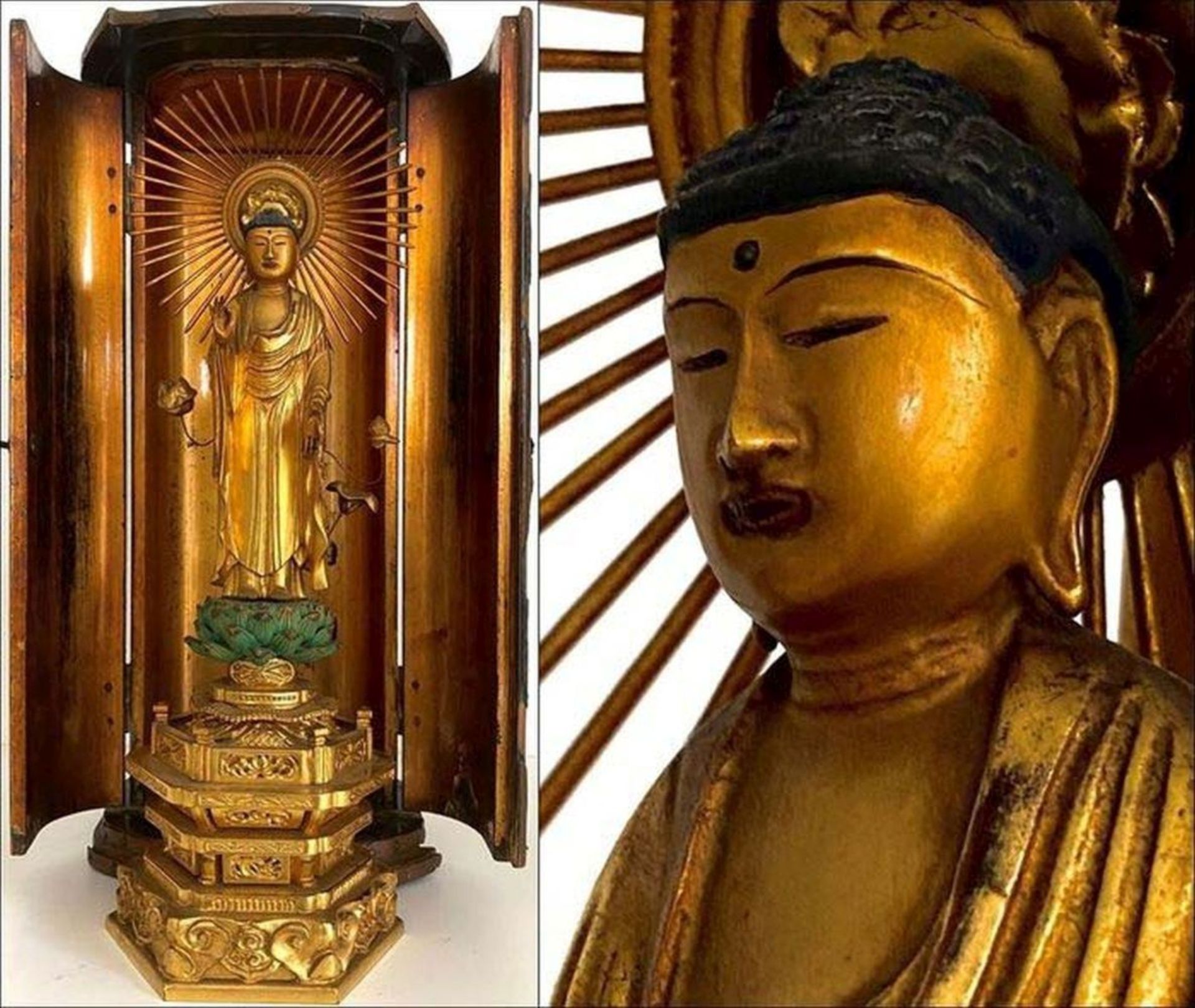 Buddhistischer Butsudan mit Amida - Image 9 of 9