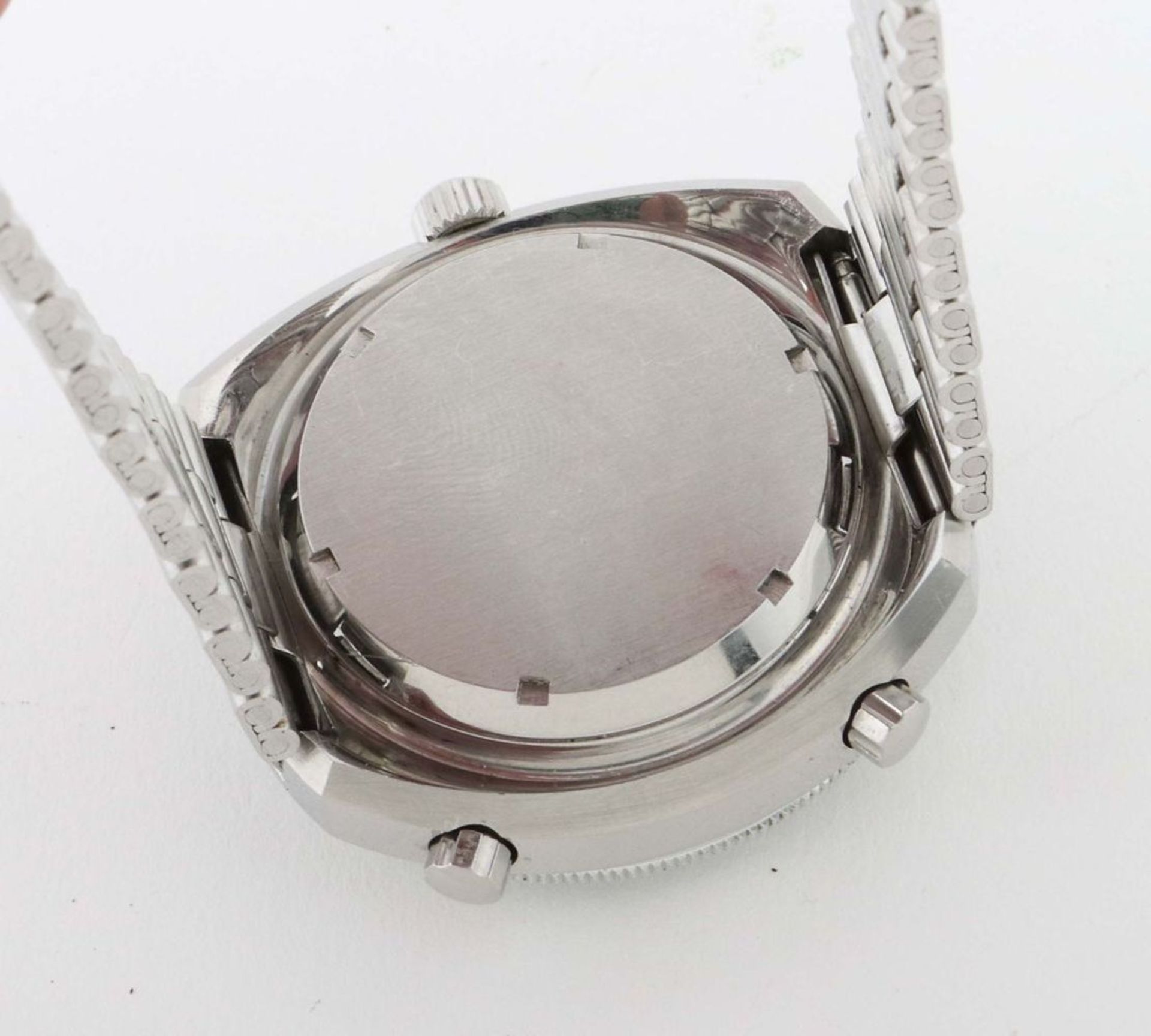 Herrenarmbanduhr Heuer Calculator - Bild 3 aus 3