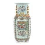 Große "Famille-rose" Vase China,